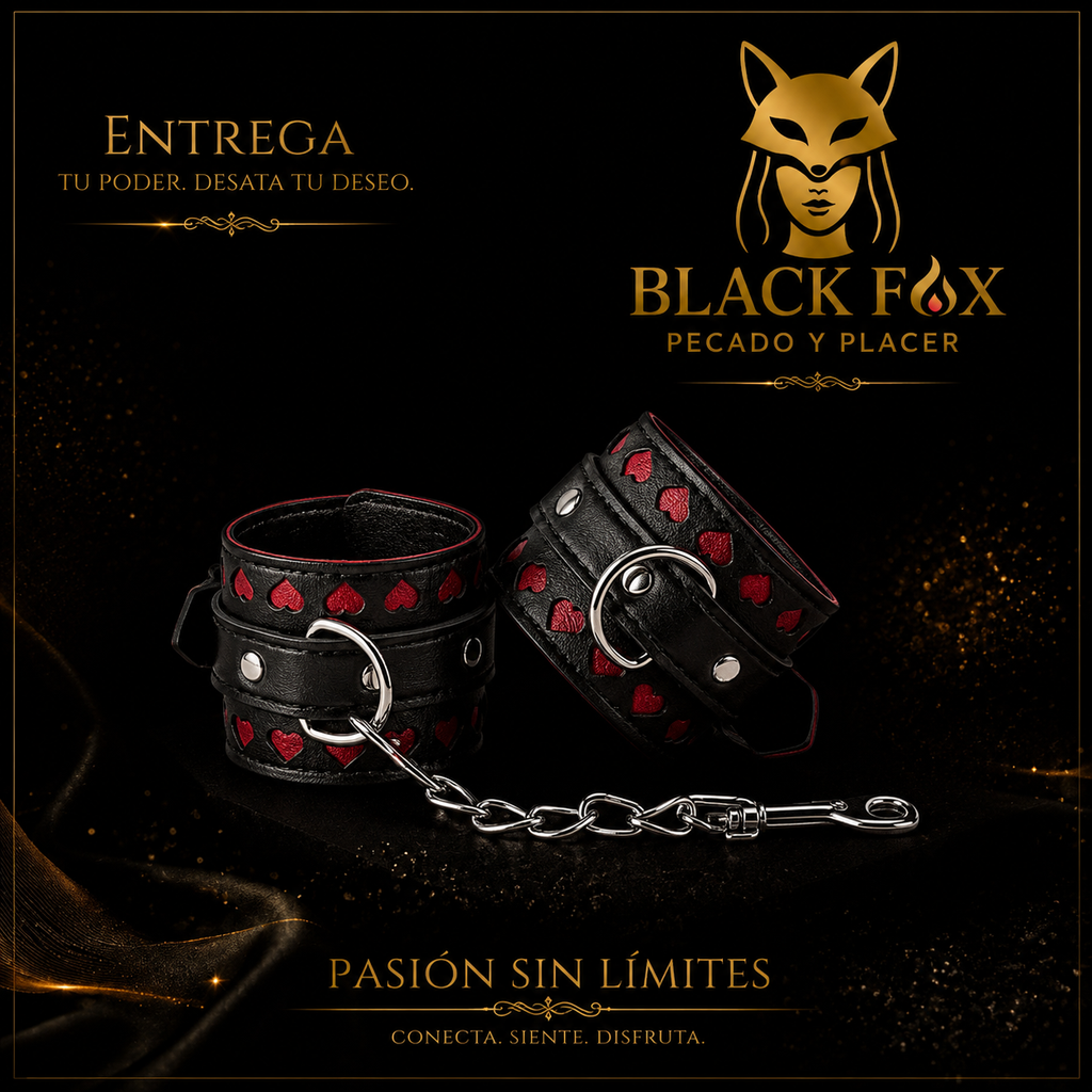 Esposas de Corazón Negro con corazones rojos