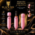 Bala vibradora rosa con su pila, pequeña y discreta