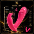 Vibrador wearable rosa con control por app, 7 modos de vibración
