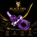 Anillo vibrador doble con estimulador — Black Fox