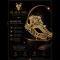 Máscara veneciana dorada — Black Fox
